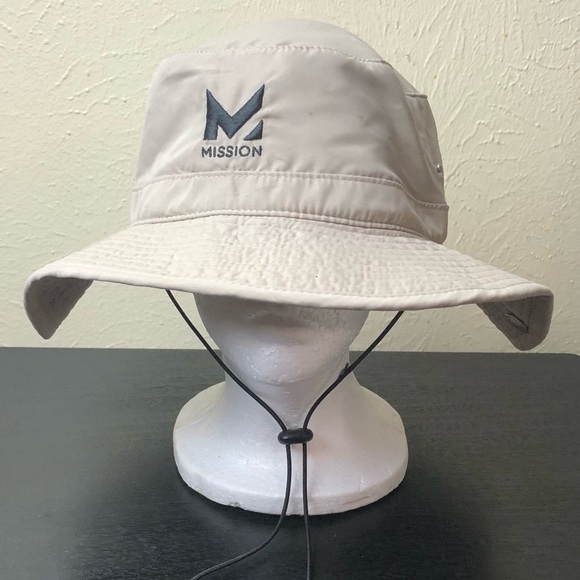 Mission Other - Mens Mission Cooling Hat Snap Brim Fishing Hiking Outdoors Bucket Boonie NEW NWT